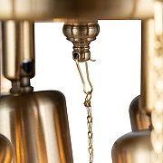 Люстра на штанге Loft it Frost 10022/400 цвет плафона/подвески Прозрачный, цвет арматуры Латунь-5