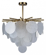 Люстра на штанге Loft it Frost 10022/600 цвет плафона/подвески Прозрачный, цвет арматуры Латунь