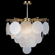 Люстра на штанге Loft it Frost 10022/600 цвет плафона/подвески Прозрачный, цвет арматуры Латунь-1