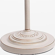 Торшер Eurosvet Amelia 10073/1 белый с золотом/прозрачный хрусталь Strotskis цвет плафона/подвески Белый, Прозрачный, цвет арматуры Белый, Золото-5