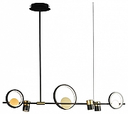 Светильник на штанге Loft it Saturn 10094/1200 цвет плафона/подвески Золото, Черный, цвет арматуры Черный-2