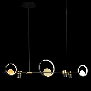 Светильник на штанге Loft it Saturn 10094/1200 цвет плафона/подвески Золото, Черный, цвет арматуры Черный-4