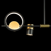 Светильник на штанге Loft it Saturn 10094/1200 цвет плафона/подвески Золото, Черный, цвет арматуры Черный-5