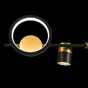 Светильник на штанге Loft it Saturn 10094/1200 цвет плафона/подвески Золото, Черный, цвет арматуры Черный-8