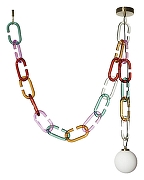 Подвесной светильник Loft it Cha1n 10128C Mult цвет золото, разноцветный