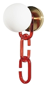 Бра Loft it Cha1n 10128W Red цвет золото, красный-1