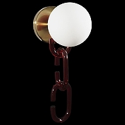 Бра Loft it Cha1n 10128W Red цвет золото, красный-2