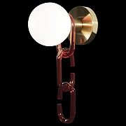Бра Loft it Cha1n 10128W Red цвет золото, красный-3