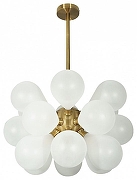 Люстра на штанге Loft it Miracle 10130/18 White цвет плафона/подвески Белый, цвет арматуры Золото