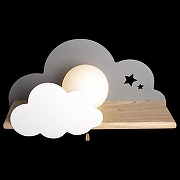 Бра Loft it Axel 10134 Grey цвет плафона/подвески Белый, цвет арматуры Белый, Коричневый, Серый-4