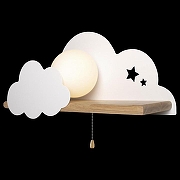 Бра Loft it Axel 10134 White цвет плафона/подвески Белый, цвет арматуры Белый, Коричневый-5