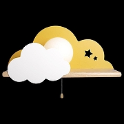 Бра Loft it Axel 10134 Yellow цвет белый, дерево, желтый-3