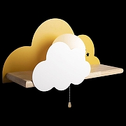 Бра Loft it Axel 10134 Yellow цвет белый, дерево, желтый-6