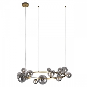 Люстра Loft it Molecule 10139/1200 цвет плафона/подвески Светло-серый, цвет арматуры Золото-2