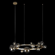 Люстра Loft it Molecule 10139/1200 цвет плафона/подвески Светло-серый, цвет арматуры Золото-3
