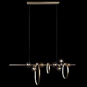 Подвесной светильник Loft it Molecule 10139/1200L цвет плафона/подвески Светло-серый, цвет арматуры Золото-3