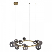 Люстра Loft it Molecule 10139/850 цвет плафона/подвески Светло-серый, цвет арматуры Золото-2