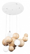 Люстра Loft it Ginger 10161 Light wood цвет плафона/подвески Белый, Коричневый, цвет арматуры Белый-2