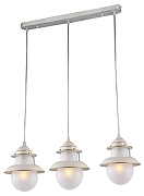 Подвесной светильник Escada Industrial 10164/3S цвет белый с золотой патиной