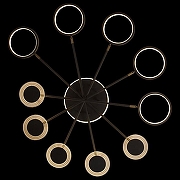 Люстра Loft it Megan 10164M Black цвет плафона/подвески Черный, цвет арматуры Черный-3