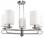 Люстра на штанге Escada Ecl1pse 10166/5PL Chrome цвет плафона/подвески Белый, цвет арматуры Хром