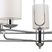 Люстра на штанге Escada Ecl1pse 10166/5PL Chrome цвет плафона/подвески Белый, цвет арматуры Хром-3