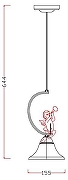 Подвесной светильник Escada Angel 10169/1S цвет плафона/подвески Прозрачный, цвет арматуры Белый-2