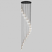 Подвесной светильник TK Lighting Aurora 10182 Aurora цвет плафона/подвески Прозрачный, цвет арматуры Черный