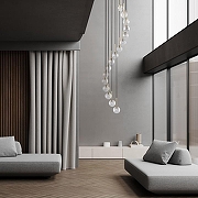 Подвесной светильник TK Lighting Aurora 10182 Aurora цвет плафона/подвески Прозрачный, цвет арматуры Черный-3
