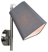 Бра Escada Hall 10185/1A Grey цвет плафона/подвески Серый, цвет арматуры Хром