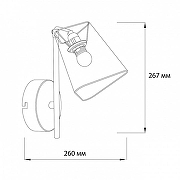 Бра Escada Hall 10185/1A White цвет плафона/подвески Белый, цвет арматуры Хром-2