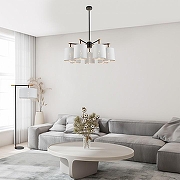 Люстра на штанге Escada Adag1o 10186/7PL цвет плафона/подвески Белый, цвет арматуры Черный-4