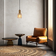 Подвесной светильник Escada Ra1n 10189/1S Brass цвет плафона/подвески Оранжевый, цвет арматуры Золото, Черный-5