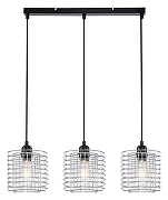 Подвесной светильник Escada Grid 10190/3S Chrome цвет черный-1