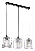 Подвесной светильник Escada Gr1d 10190/3S Chrome цвет плафона/подвески Хром, цвет арматуры Черный-2