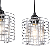 Подвесной светильник Escada Gr1d 10190/3S Chrome цвет плафона/подвески Хром, цвет арматуры Черный-3