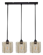 Подвесной светильник Escada Grid 10190/3S Gold цвет черный