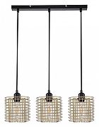 Подвесной светильник Escada Gr1d 10190/3S Gold цвет плафона/подвески Золото, цвет арматуры Черный