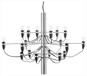 Люстра Loft it Gino 10196/650 Chrome цвет хром