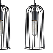 Подвесной светильник Escada Phoen1x 10198/3S цвет плафона/подвески Черный, цвет арматуры Черный-3