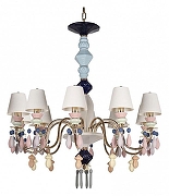 Люстра Loft it Grace 10203/10 Mult цвет плафона/подвески Белый, цвет арматуры Золото