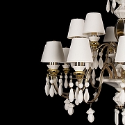 Люстра Loft it Grace 10203/12+8 White цвет плафона/подвески Белый, цвет арматуры Белый, Золото-5