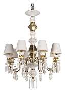 Люстра Loft it Grace 10203/8 White цвет белый, золото