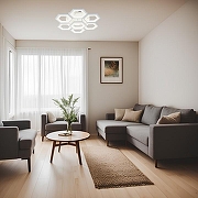 Люстра Escada Hexagon 10204/7LED цвет плафона/подвески Белый, цвет арматуры Белый-6