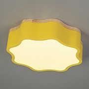 Накладной светильник Escada FLORET 10208/1LED (Yellow) цвет плафона/подвески Белый, цвет арматуры Коричневый, Желтый-2
