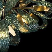 Люстра на штанге Loft it L1r1o 10214/1000 цвет плафона/подвески Голубой, цвет арматуры Золото-5