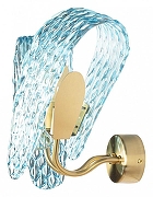 Бра Loft it L1r1o 10214/2W цвет плафона/подвески Голубой, цвет арматуры Золото-1