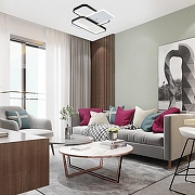 Люстра Escada Space 10215/S LED цвет плафона/подвески Белый, Черный, цвет арматуры Белый-2