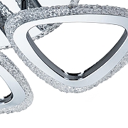 Люстра Escada Candy 10221/5LED BL цвет плафона/подвески Прозрачный, цвет арматуры Хром-5