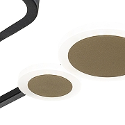 Накладной светильник Escada Mer1d1an 10225/SG LED цвет плафона/подвески Белый, цвет арматуры Черный-4